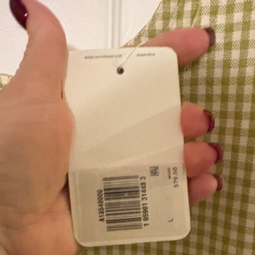 Levi’s NWT Gingham Checkered Dress - Picture 3 of 14